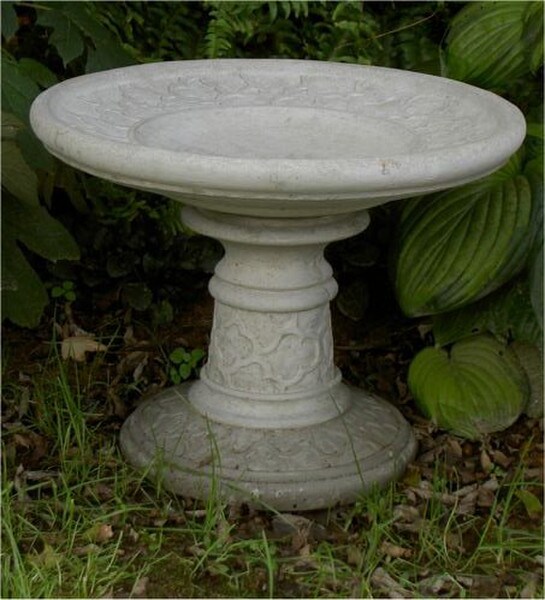 Stone Birdbath - Concrete Miniature Cloud Birdbath minimalistic